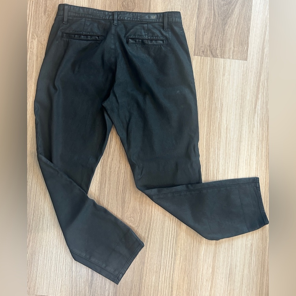 AG Adriano Goldschmied The Caden Slim Chino Pants Black Mid Rise Women’s Size 29 - Picture 9 of 14